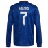 Camisola Real Madrid Eden Hazard 7 Equipamento Segundo 2021-2022 Manga Comprida